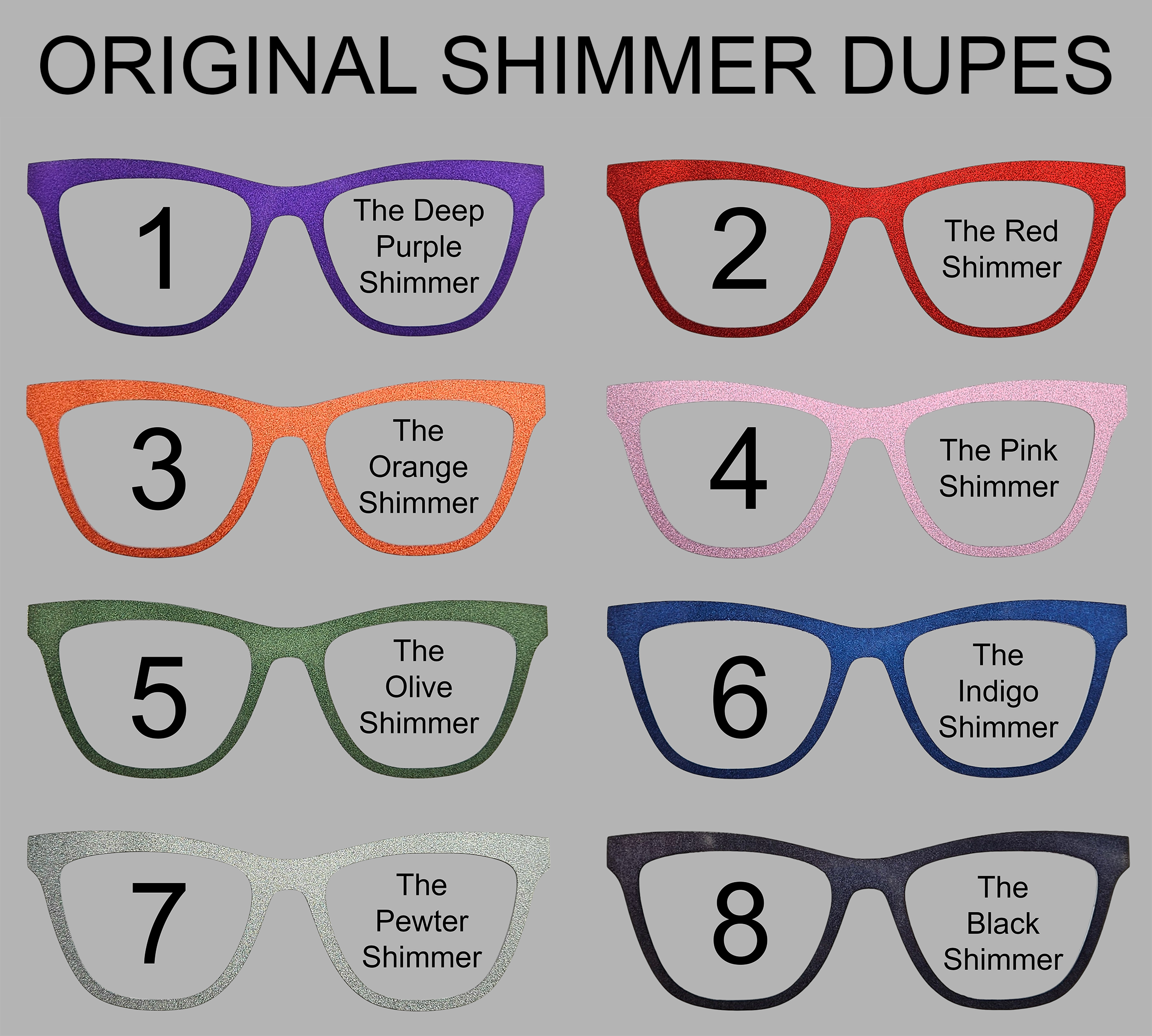 Shimmer Dupes Collection (RTS Available)