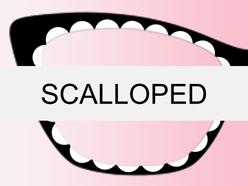 Scalloped