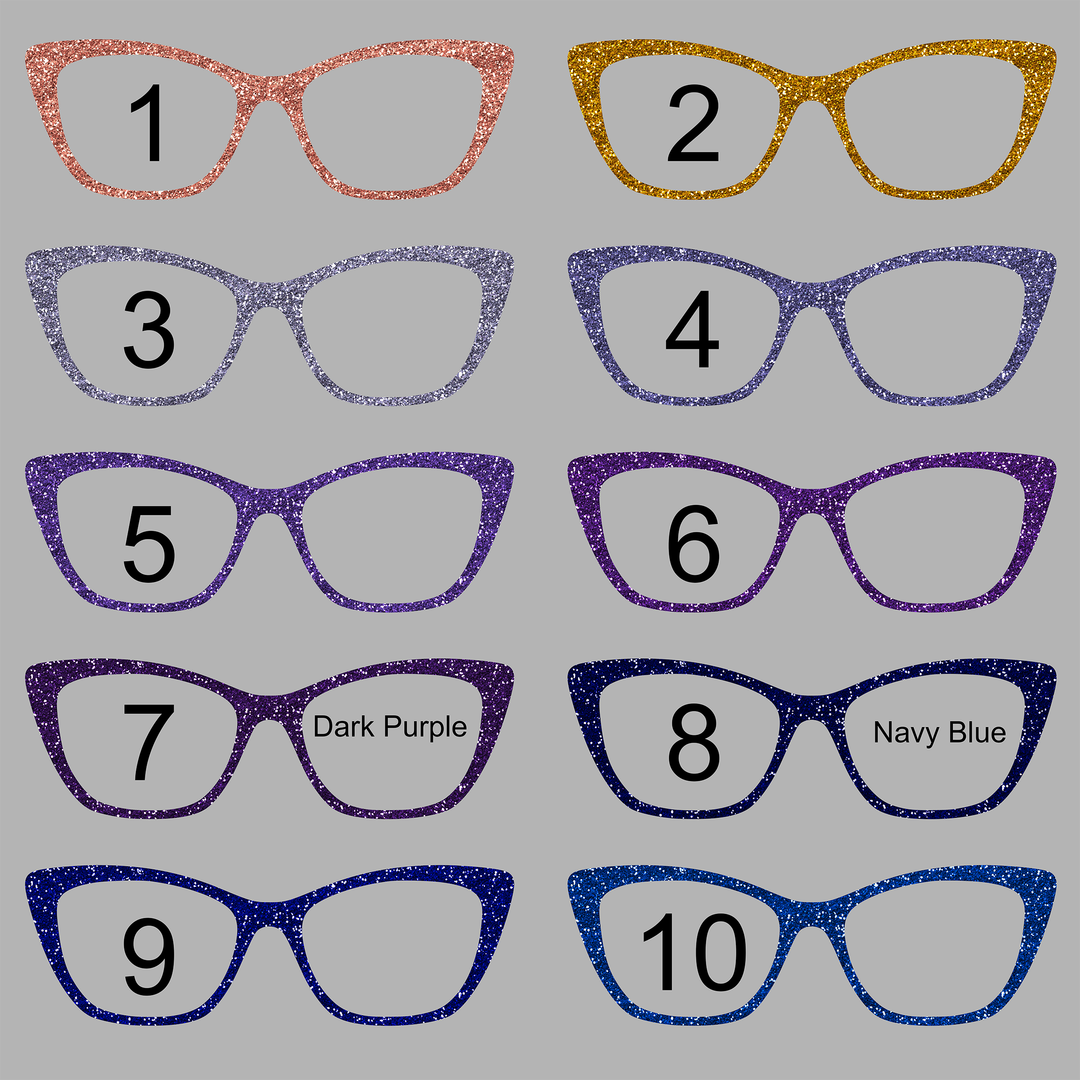 Glitter Solid Color Collection (Printed)