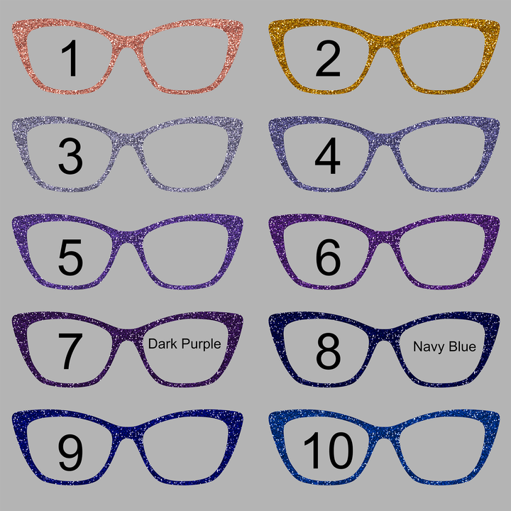 Glitter Solid Color Collection (Printed)