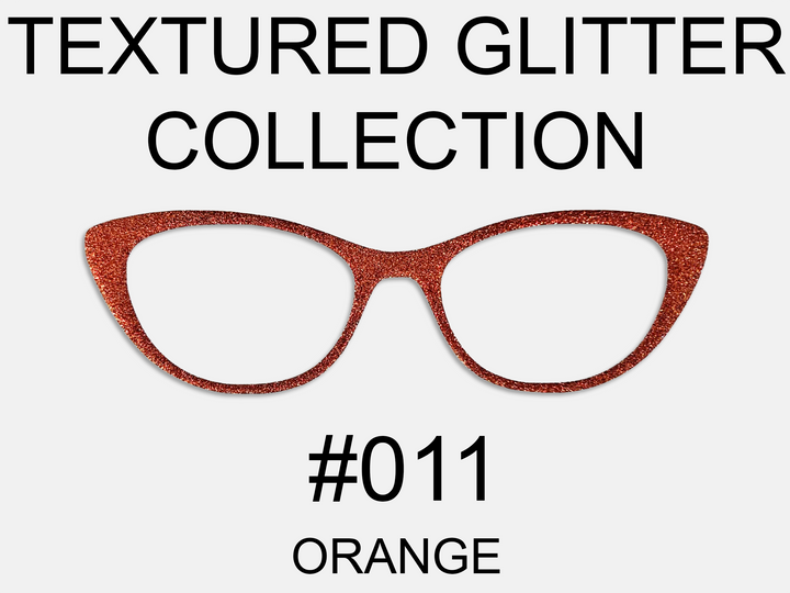 Textured Glitter Collection #011 - Orange