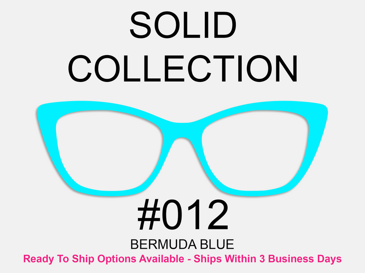 Solid Collection #012 (RTS AVAILABLE) - Bermuda Blue