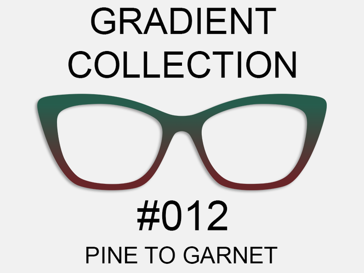 Gradient Collection - #012 Pine to Garnet