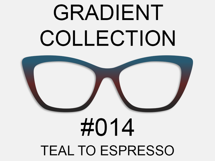 Gradient Collection - #014 Teal to Espresso
