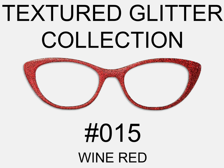 Textured Glitter Collection #015 - Wine Red