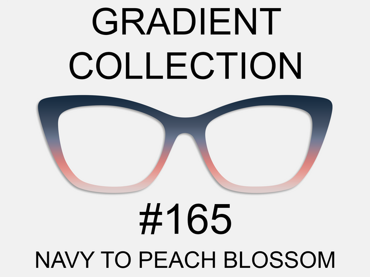 Gradient Collection - #165 - Navy to Peach Blossom