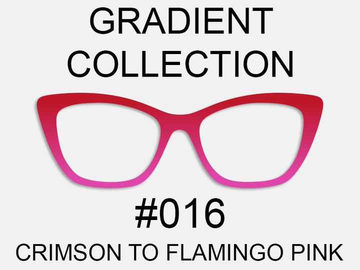 Gradient Collection - #016 Crimson to Flamingo Pink