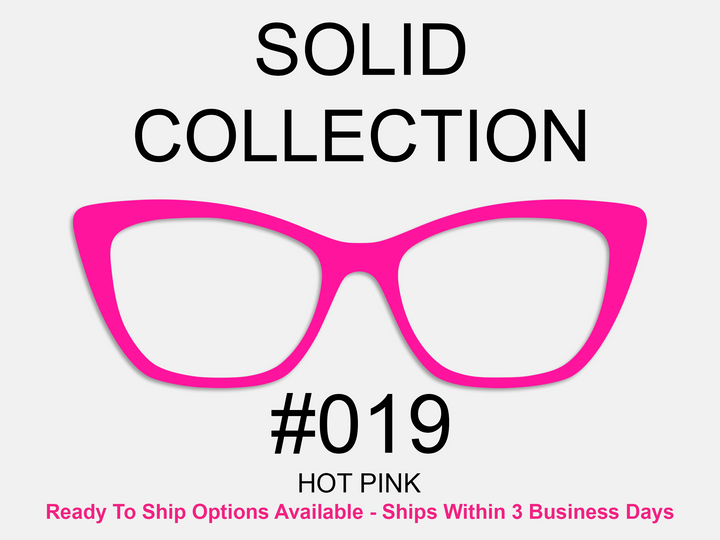 Solid Collection #019 (RTS AVAILABLE) - Hot Pink