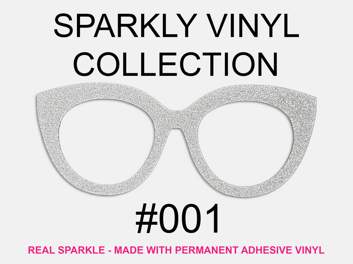 Sparkly Vinyl Collection #001 - Sparkly Silver
