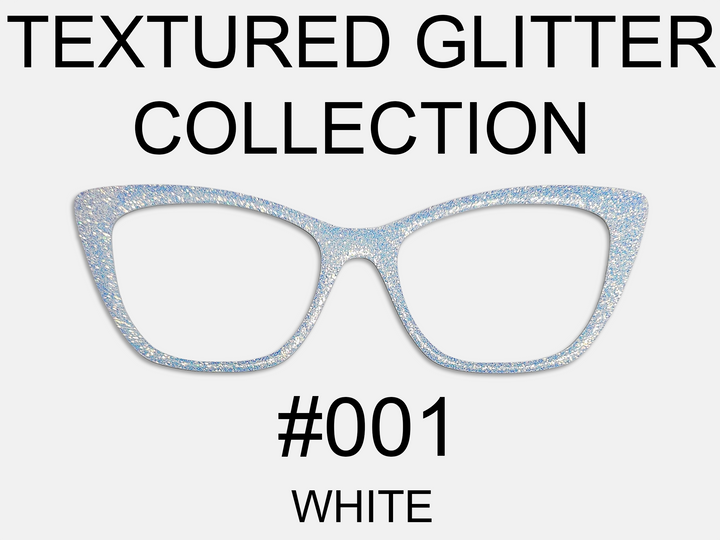 Textured Glitter Collection #001 - White