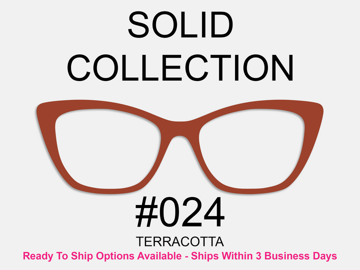 Solid Collection #024 (RTS AVAILABLE) - Terracotta