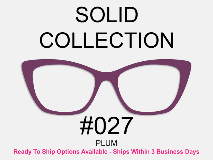 Solid Collection #027 (RTS AVAILABLE) - Plum