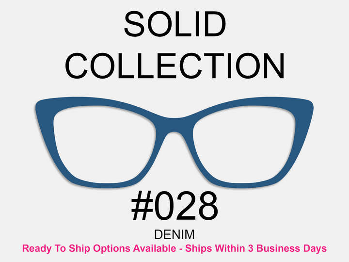 Solid Collection #028 (RTS AVAILABLE) - Denim