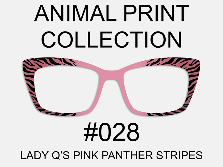 Animal Print Collection #028 - Lady Q's Pink Panther Stripes