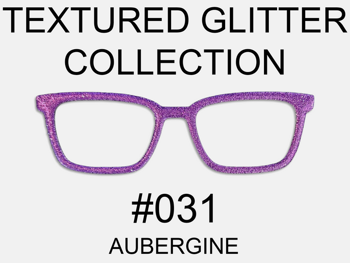 Textured Glitter Collection #031 - Aubergine