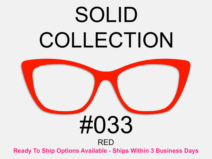 Solid Collection #033 (RTS AVAILABLE) - Red