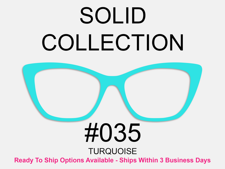 Solid Collection #035 (RTS AVAILABLE) - Turquoise