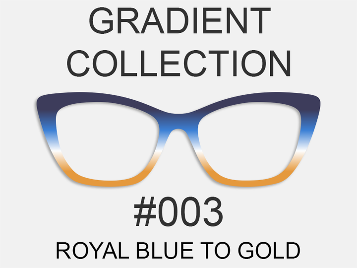 Gradient Collection - #003 Royal Blue to Gold
