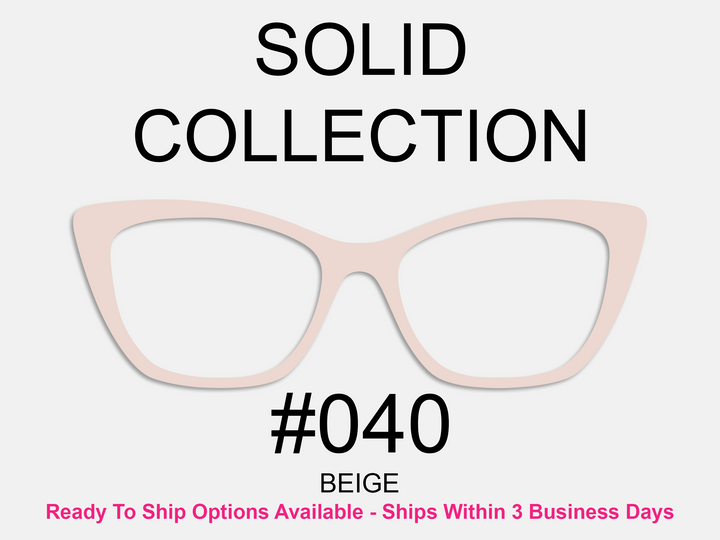 Solid Collection #040 (RTS AVAILABLE) - Beige