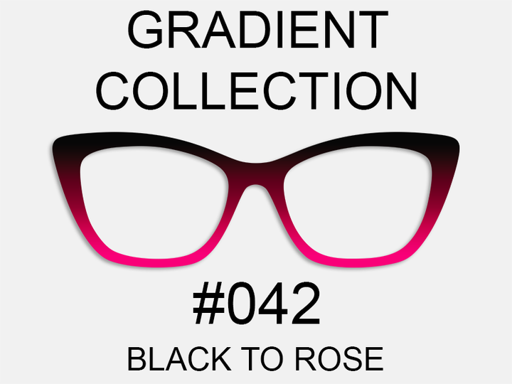 Gradient Collection - #042 Black to Rose
