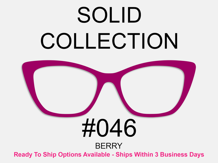 Solid Collection #046 (RTS AVAILABLE) - Berry