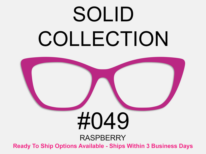 Solid Collection #049 (RTS AVAILABLE) - Raspberry