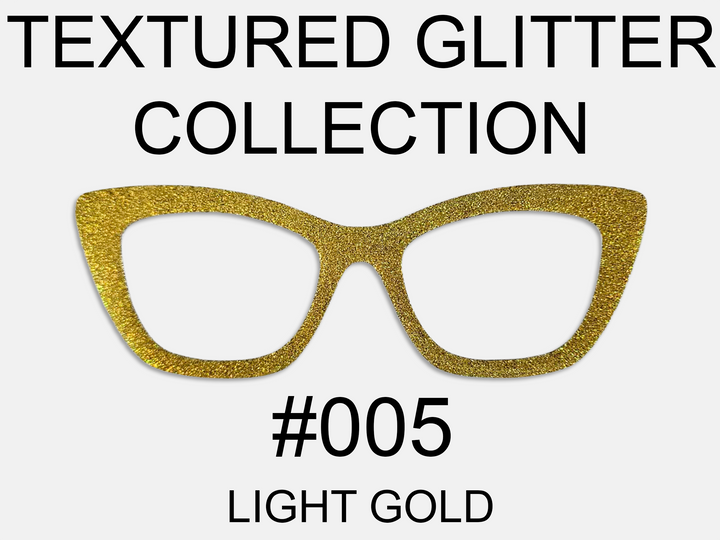 Textured Glitter Collection #005 - Light Gold