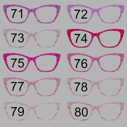 Glitter Solid Color Collection (Printed)