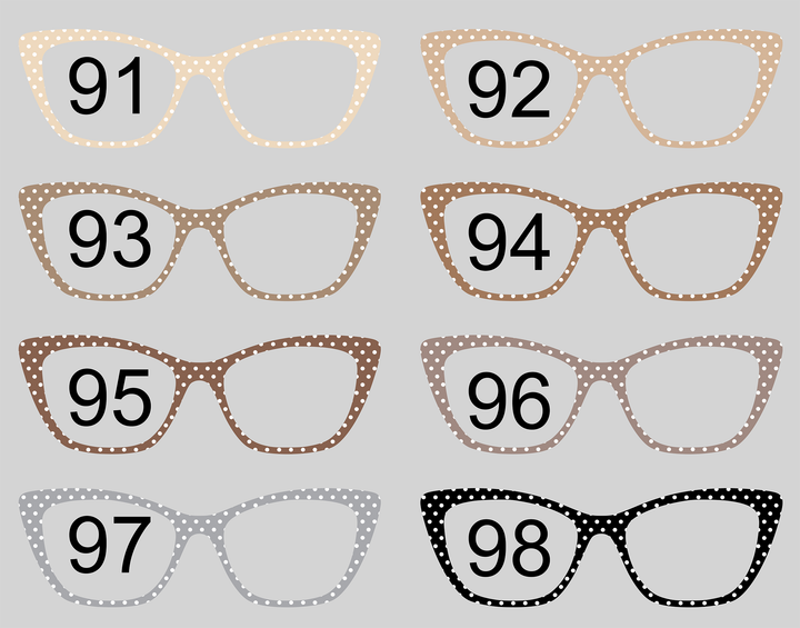 White Polka Dots (Many Colors Available)