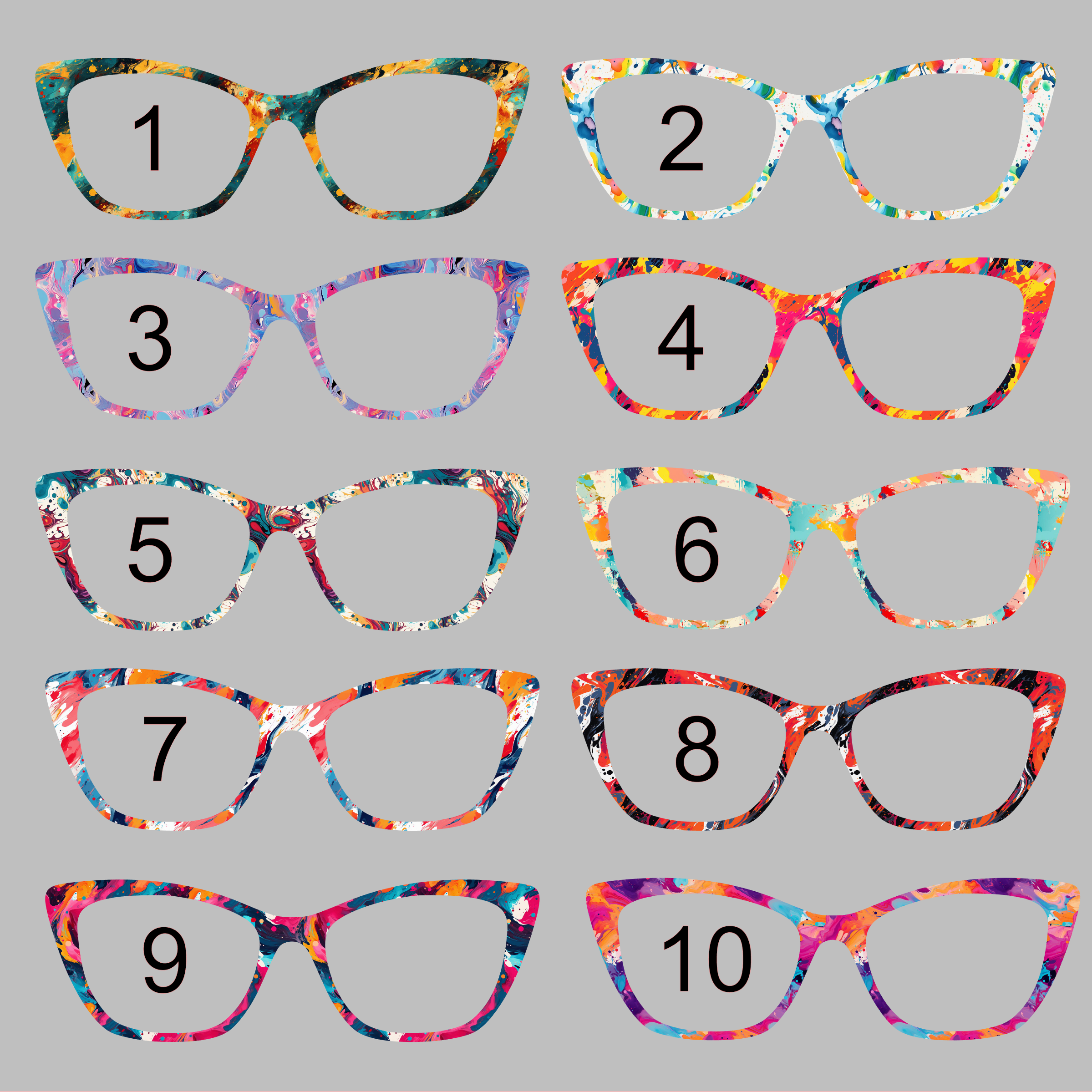 Abstract Paint Collection