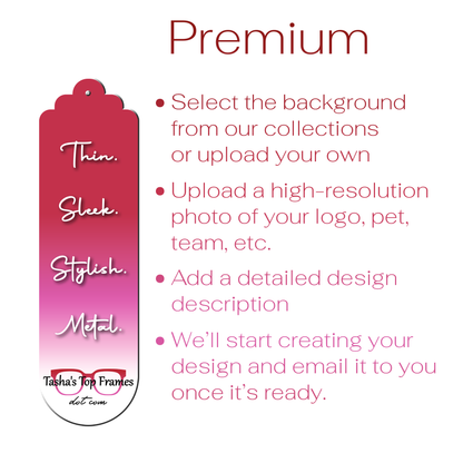 Premium Metal Bookmark