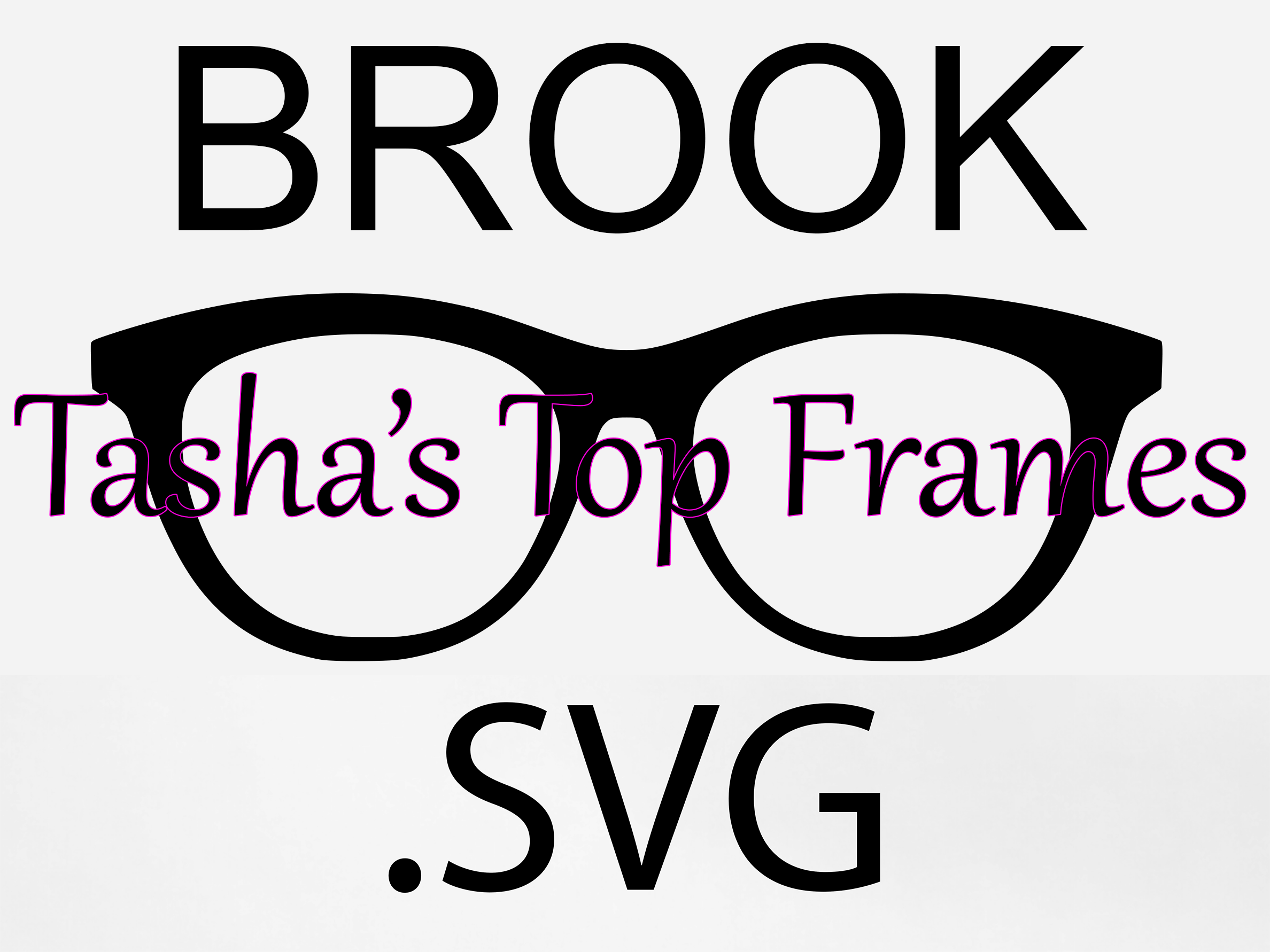 Brook .SVG File (For use with Cricut or other cutting machines)