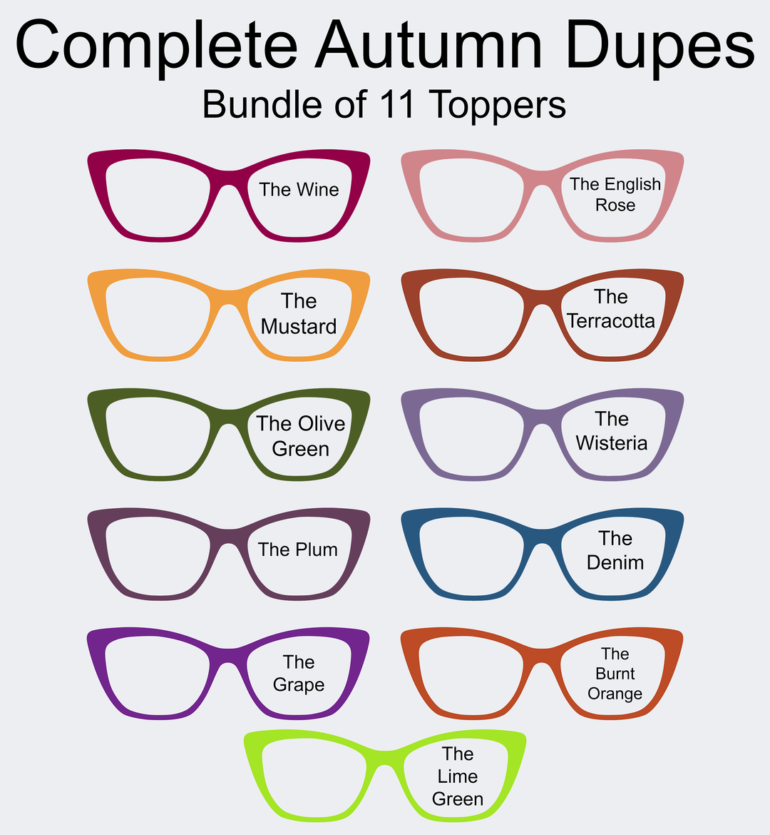 Complete Autumn Dupes Bundle (RTS Available)