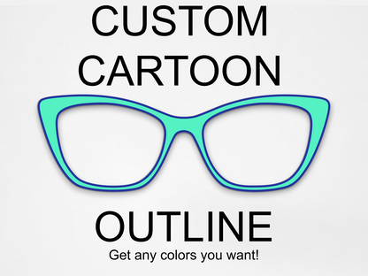 Custom Cartoon Outline - Get Any Colors