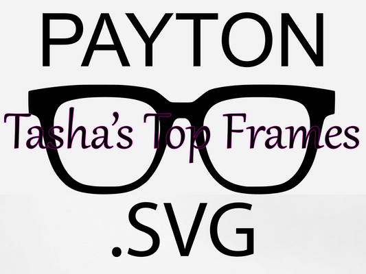 Payton .SVG File (For use with Cricut or other cutting machines)