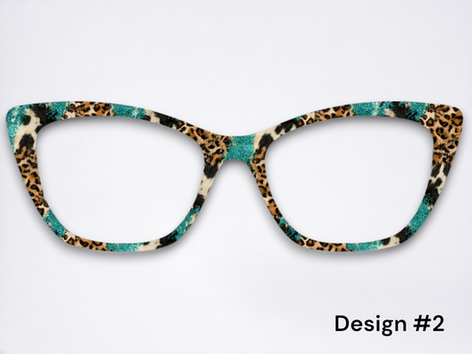 Turquoise Glitter and Animal Hide (Printed) Collection