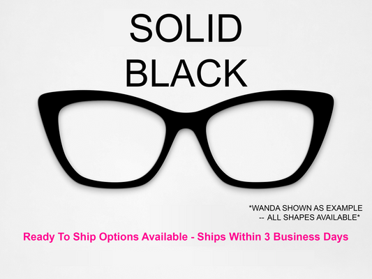 Solid Black Toppers (RTS Available)