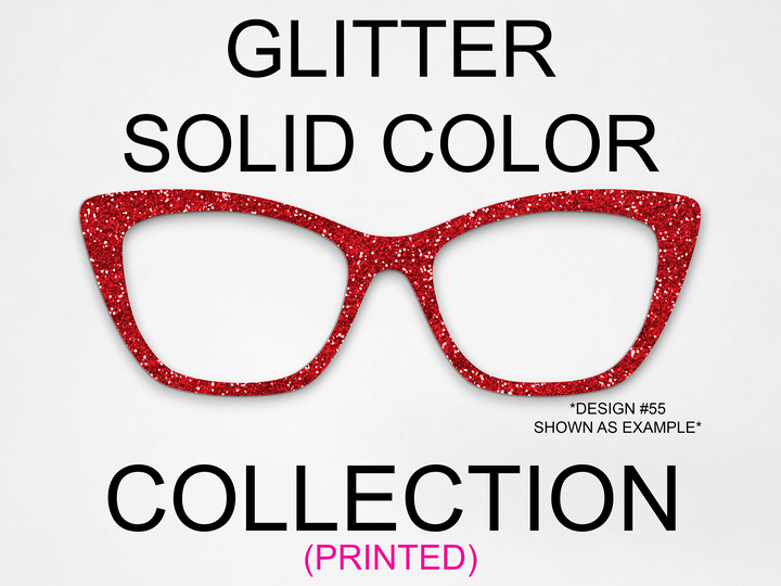 Glitter Solid Color Collection (Printed)