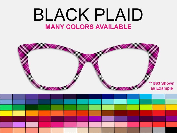 Black Plaid (Many Colors Available)