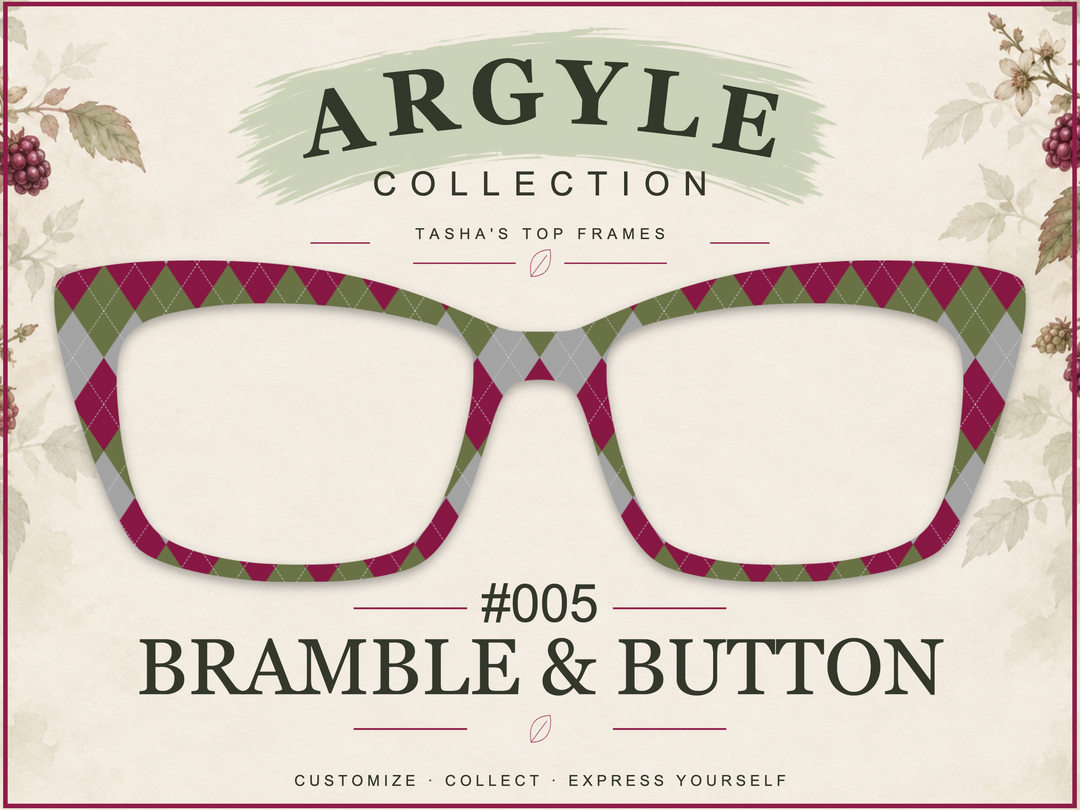 Argyle Collection #005 - Bramble & Button