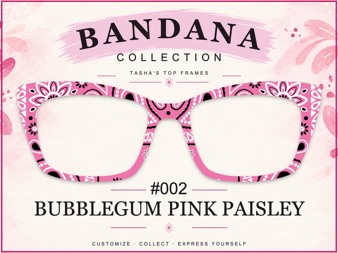 Bandana Collection #002 - Bubblegum Pink Paisley
