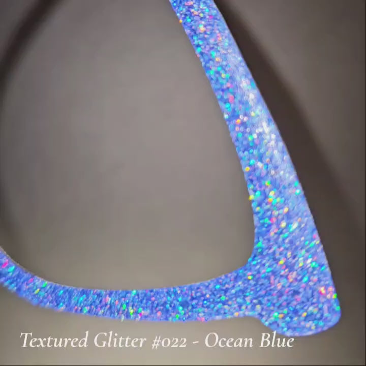 Textured Glitter Collection #022 - Ocean Blue