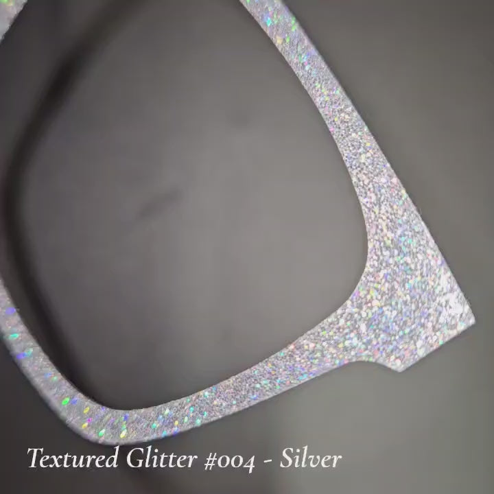 Textured Glitter Collection #004 - Silver