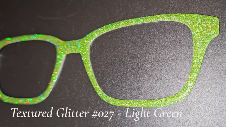 Textured Glitter Collection #027 - Light Green