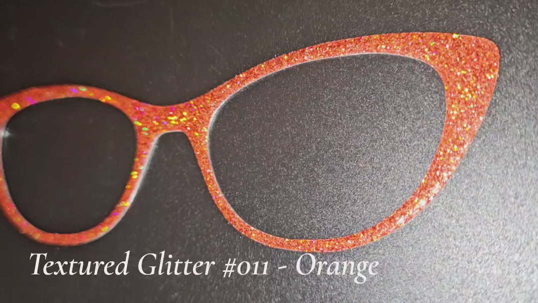 Textured Glitter Collection #011 - Orange