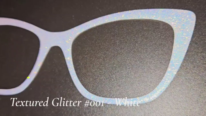 Textured Glitter Collection #001 - White