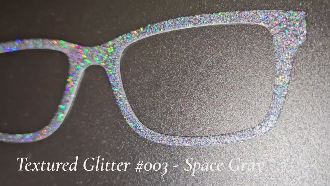 Textured Glitter Collection #003 - Space Gray
