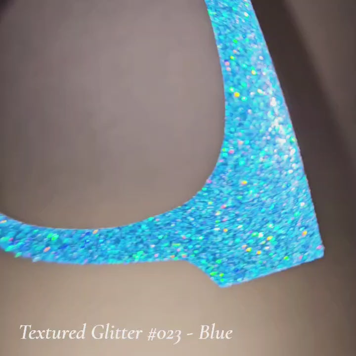 Textured Glitter Collection #023 - Blue