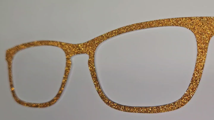 Sparkly Vinyl Collection #008 - Sparkly Golden Orange