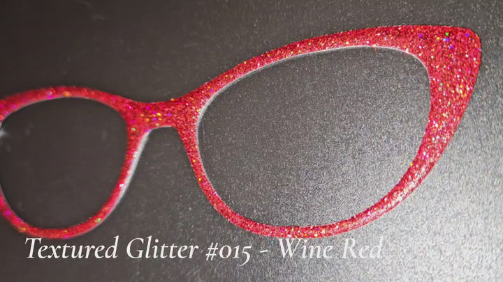 Textured Glitter Collection #015 - Wine Red